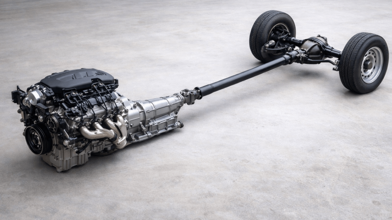 rear wheel drive driveline (RWD)